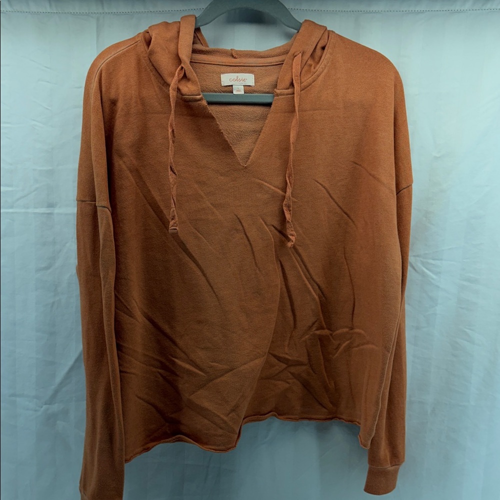 Colsie Women's Sweater in Rust Orange‎